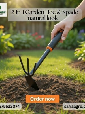2-in-1 Garden Hoe & Spade
